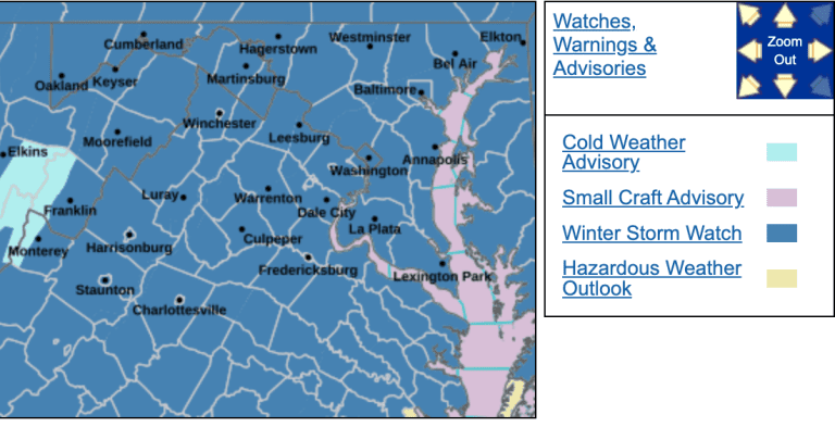 Significant Winter Storm Headed For Much Of Virginia Sunday / Monday  !!EXPIRED!!